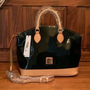 NWT Dooney and Bourke Black Patent Leather Purse